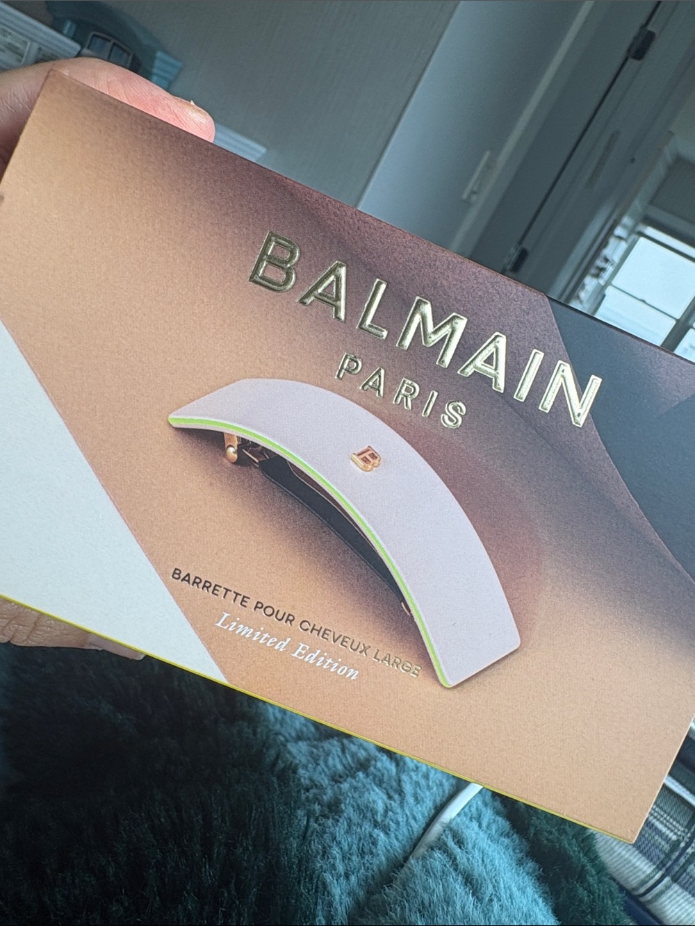 Balmain Hair Couture White and Black Logo Packaging